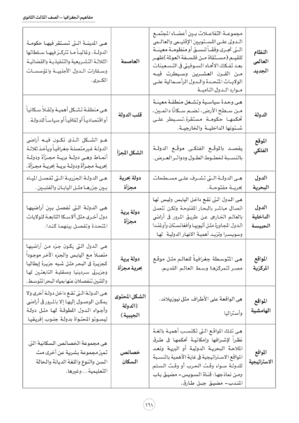 مفاهيم الجغرافيا2